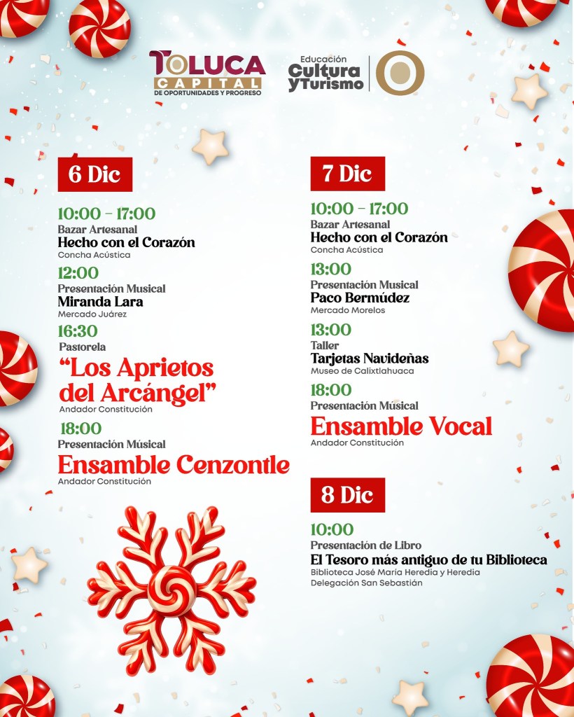 actividades navidad Edomex
