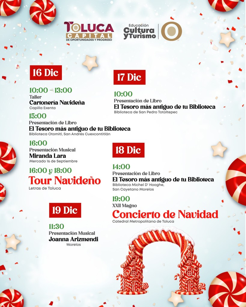 actividades navidad Edomex