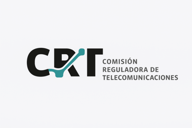 Logo de la Comisión Reguladora de Telecomunicaciones (CRT) en México.