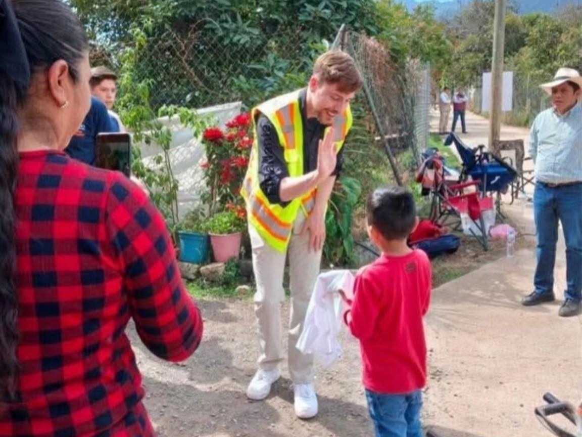 MrBeast y Eugenio Derbez en Edomex