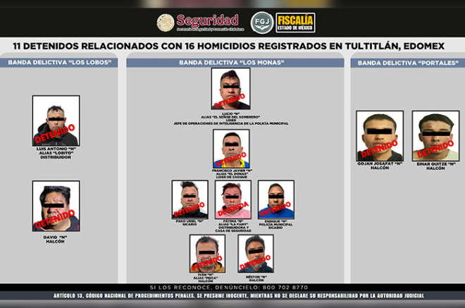 16 muertos en tultitlan y coacalco