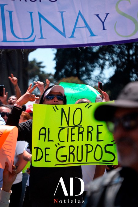 manifestación centros de rehabilitación en Toluca